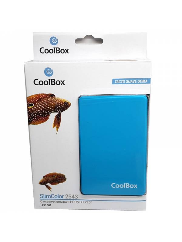 CAJA 2.5 USB 3.0 COOLBOX AZUL  CLARO PN: COO-SCG2543-5 EAN: 8436556140525