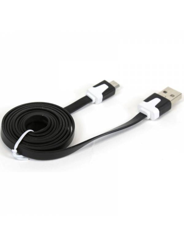 CABLE USB 2.0  2 M A MICRO     USB OMEGA NEGRO